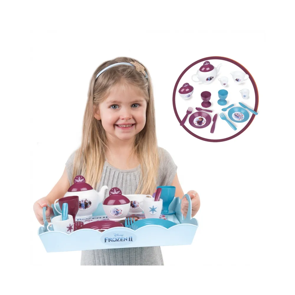 SMOBY Kraina Lodu II Taca z Zastawą XL Akcesoria
