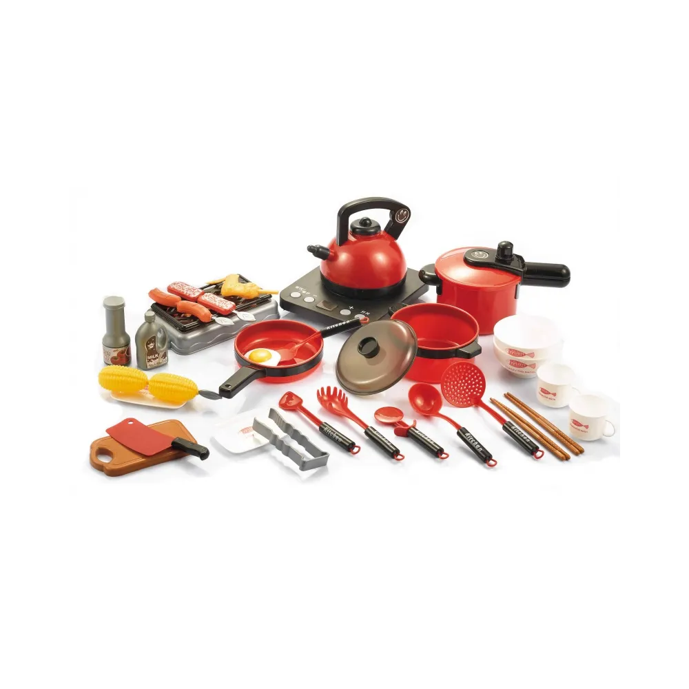 WOOPIE Kuchnia dla Dzieci Duży Zestaw XXL Akcesoria Garnki 36 el.