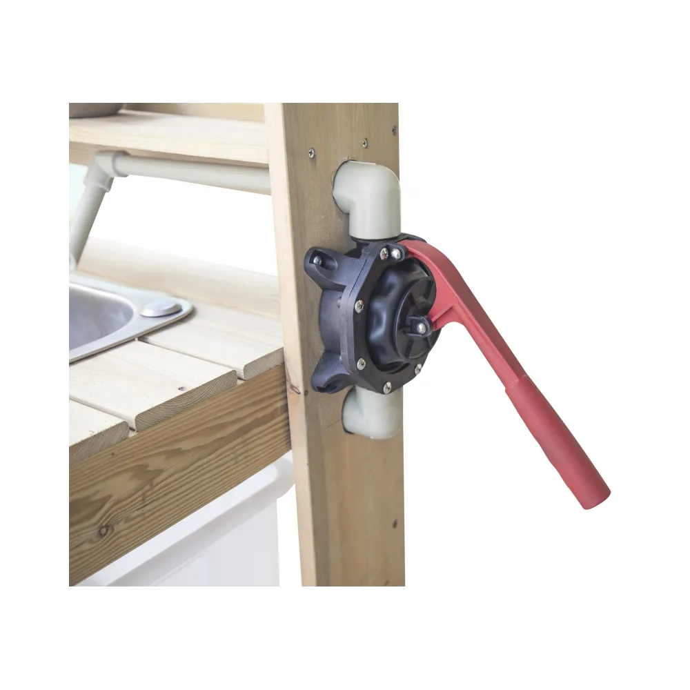 CLASSIC WORLD EDU Duży Drewniany Zlew Kuchnia Prawdziwa Woda