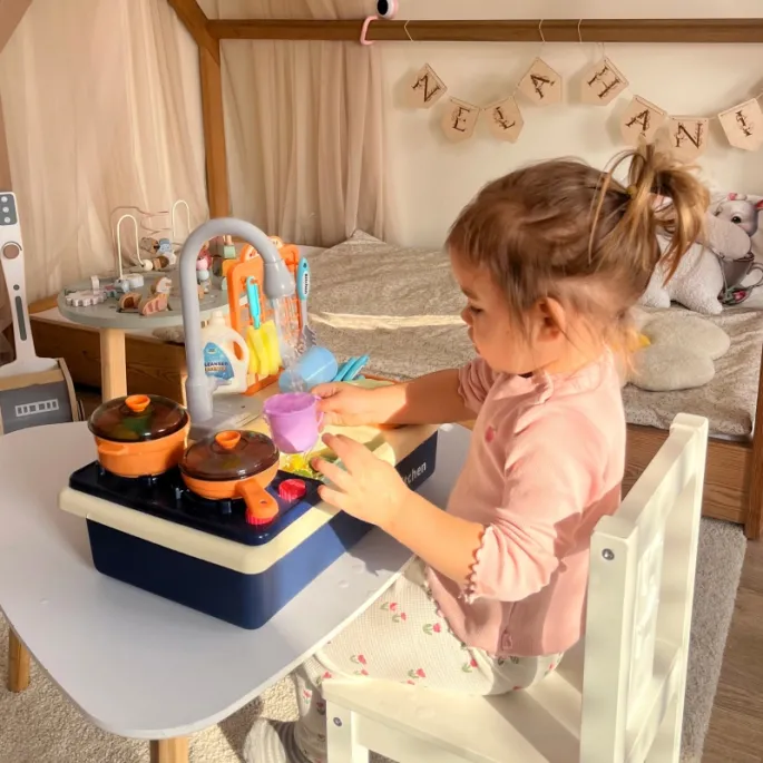 Interaktywny zlewozmywak z akcesoriami