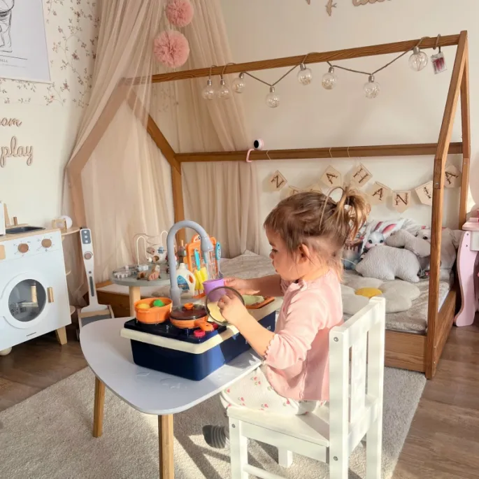 Realistyczny zlewozmywak do zabawy dla dzieci