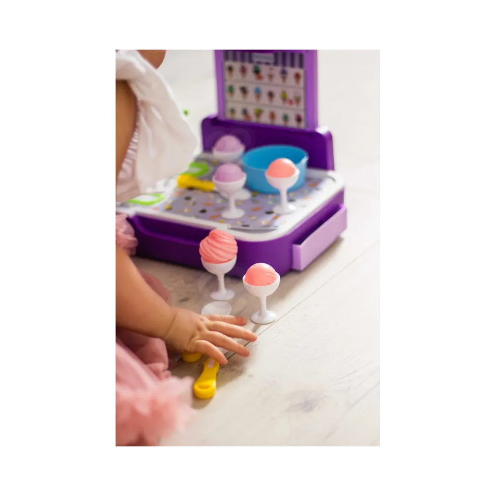 WOOPIE Walizka z Lodami 3w1 Kuchnia Sklepik Lodziarnia Przenośna 62 el.