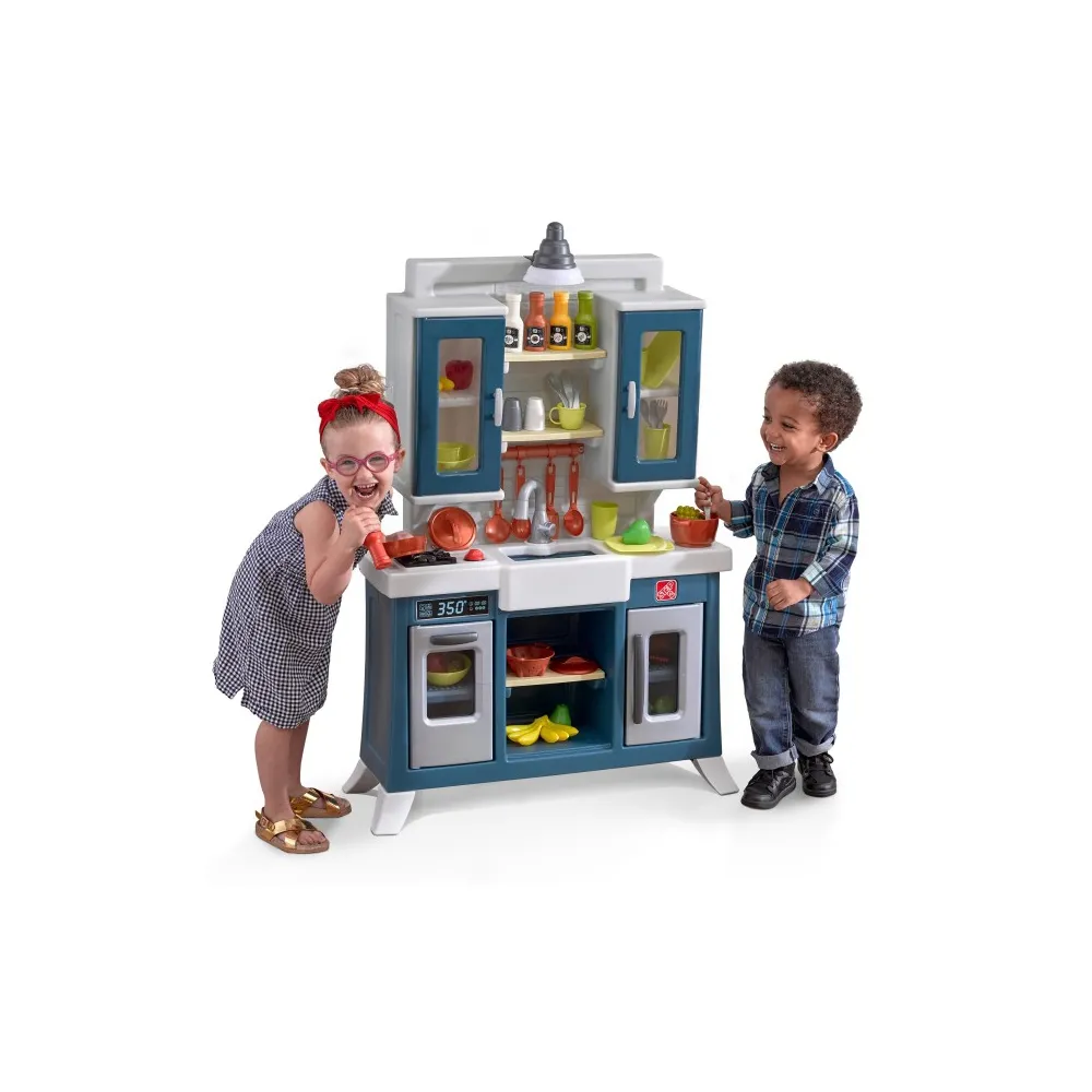 STEP2 Nowoczesna Realistyczna Kuchnia dla Dzieci z Wieloma Akcesoriami