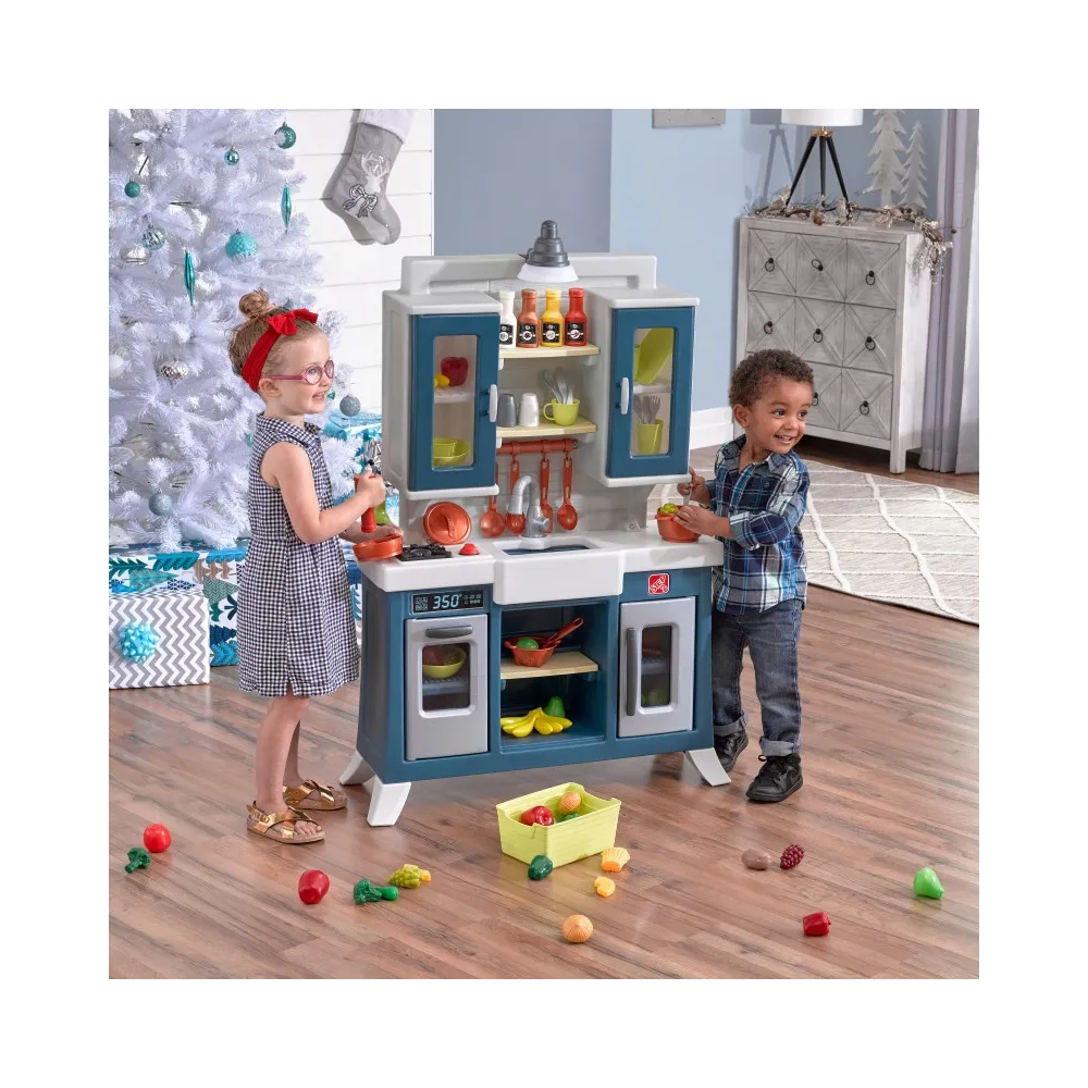 STEP2 Nowoczesna Realistyczna Kuchnia dla Dzieci z Wieloma Akcesoriami