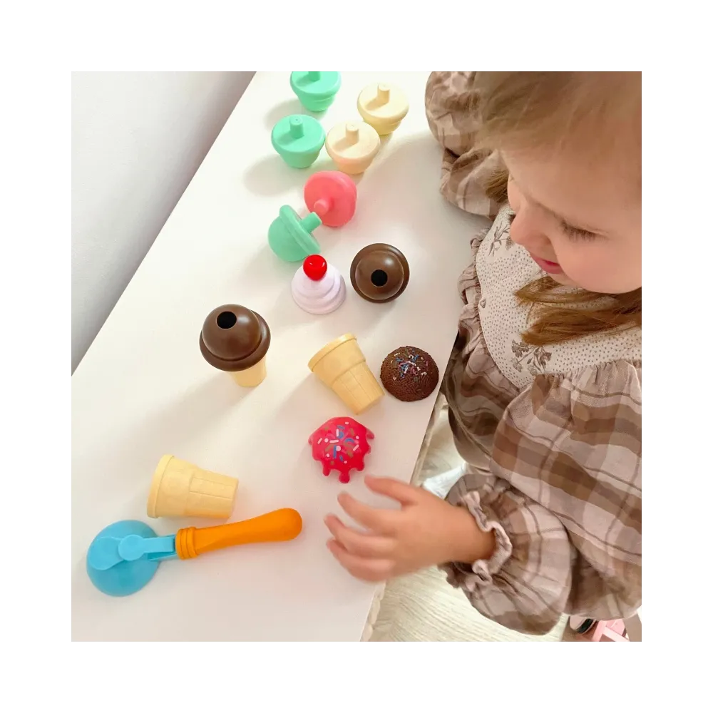 WOOPIE Zestaw do Robienia Lodów Układanka Lodziarnia 15 el.