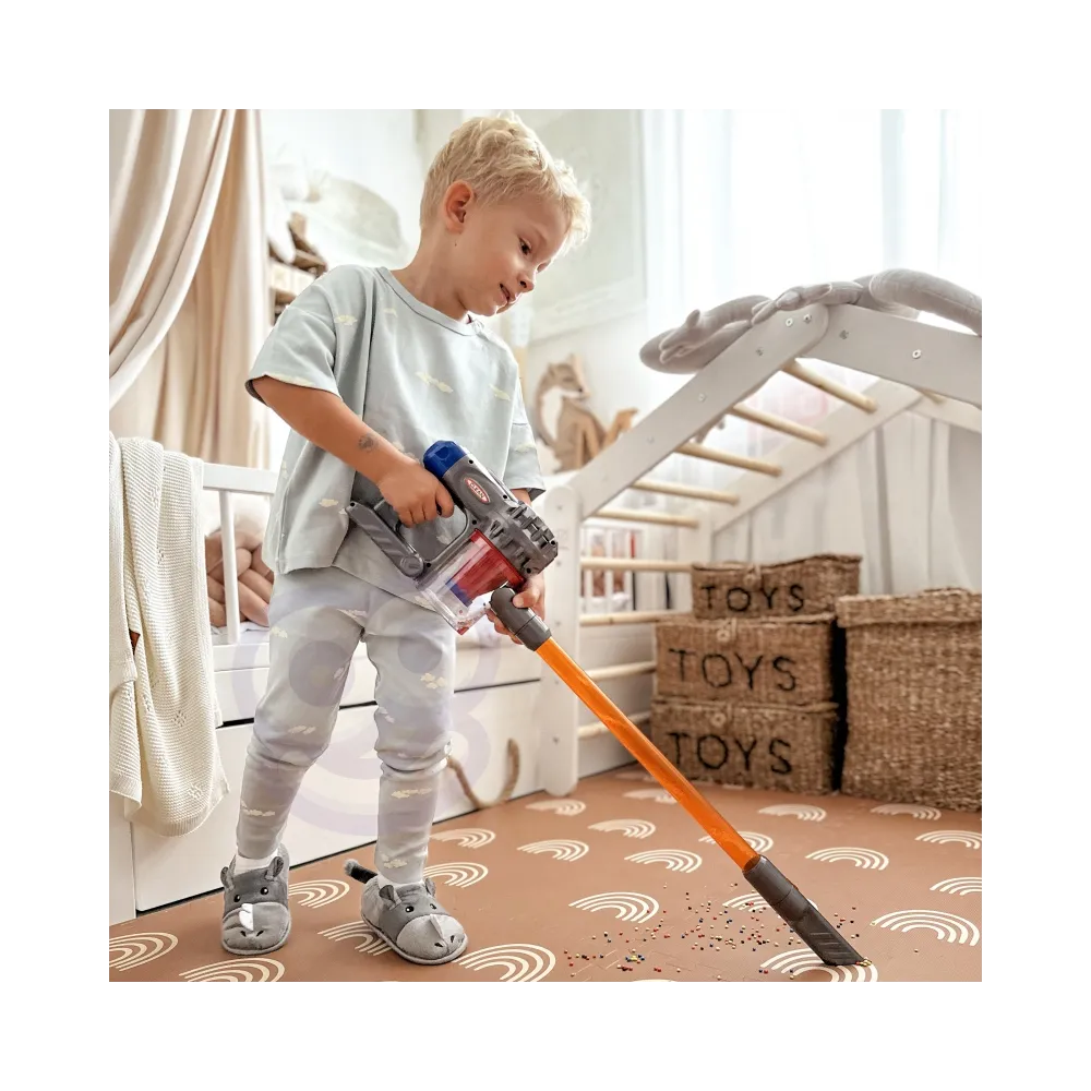 WOOPIE Interaktywny Odkurzacz Pionowy 3w1 dla Dzieci z Funkcją Ssania