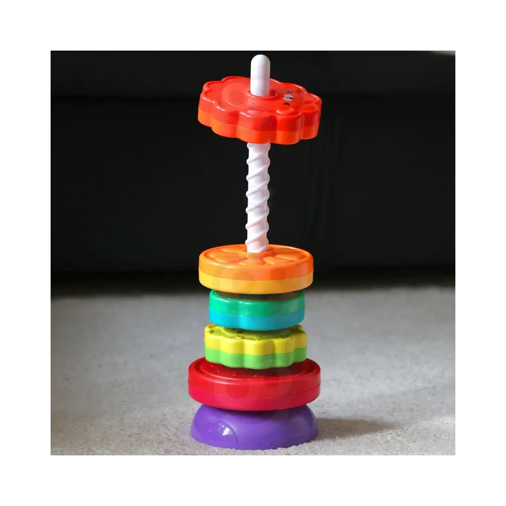 WOOPIE BABY Edukacyjna Piramidka Zakręcona Wieża Zwierzątka