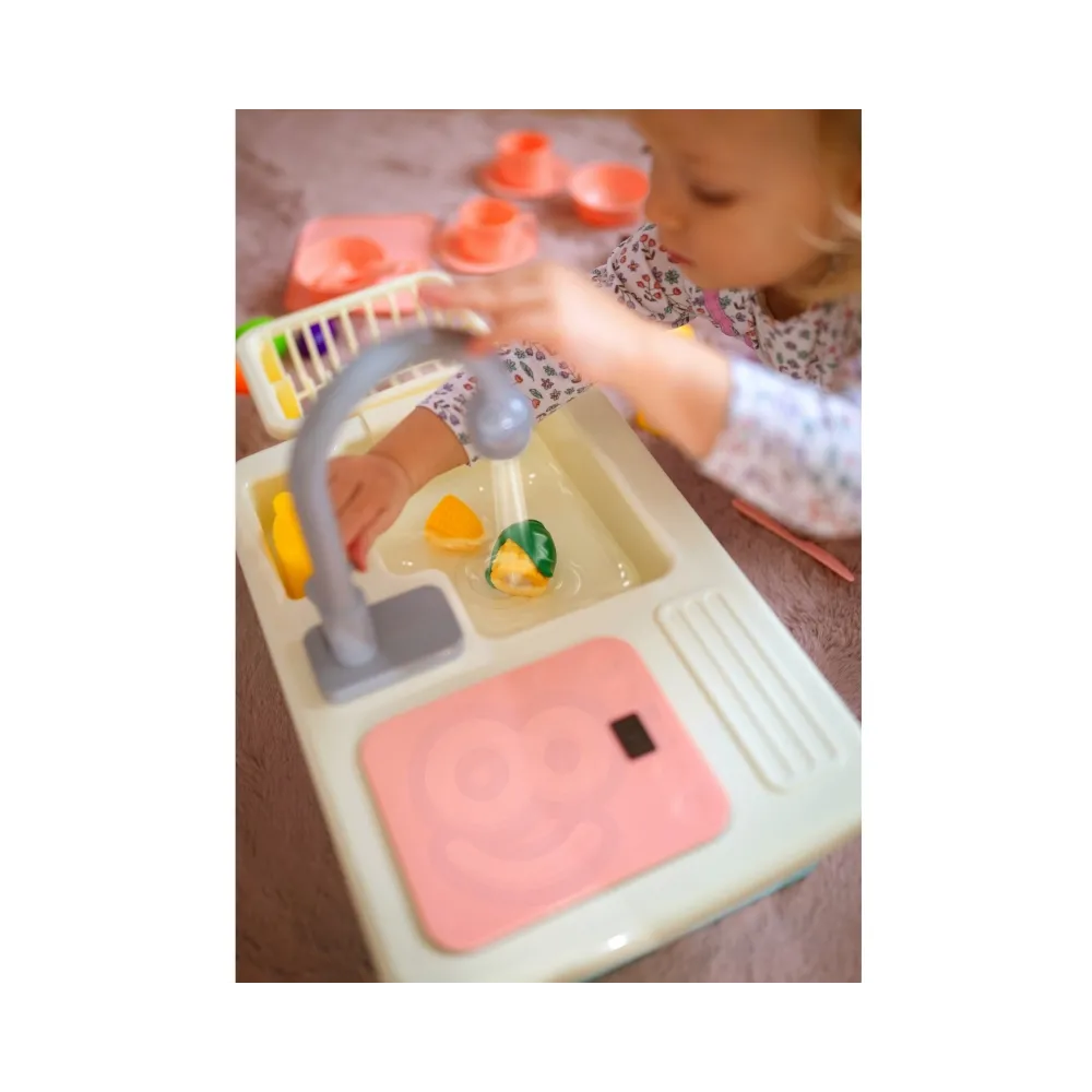 WOOPIE Zlewozmywak 2w1 Kuchnia Kran z Wodą Niebieski