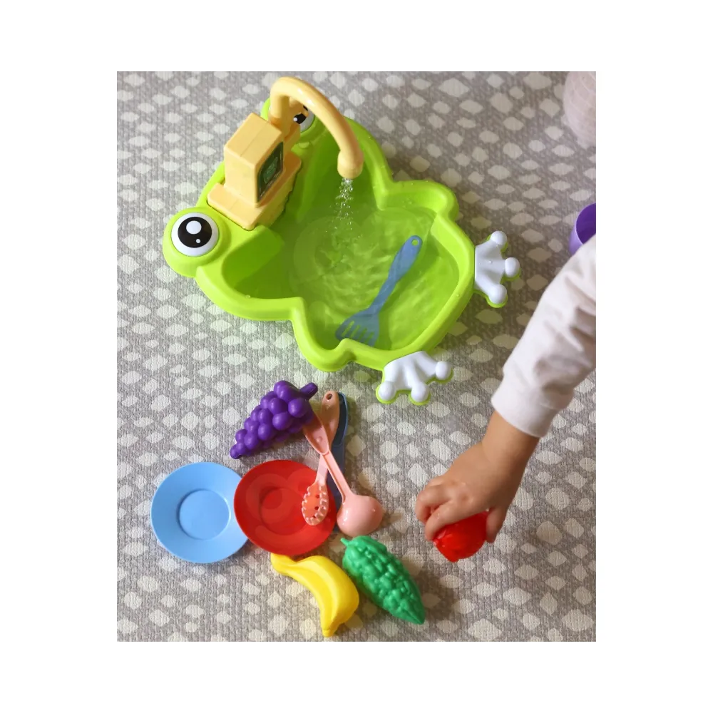 WOOPIE Zlewozmywak Żabka Kuchnia na Baterie Funkcja Wody 14 el.