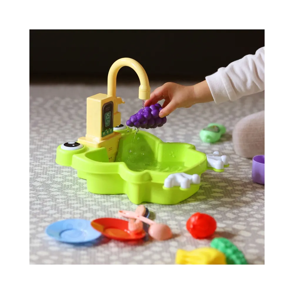 WOOPIE Zlewozmywak Żabka Kuchnia na Baterie Funkcja Wody 14 el.