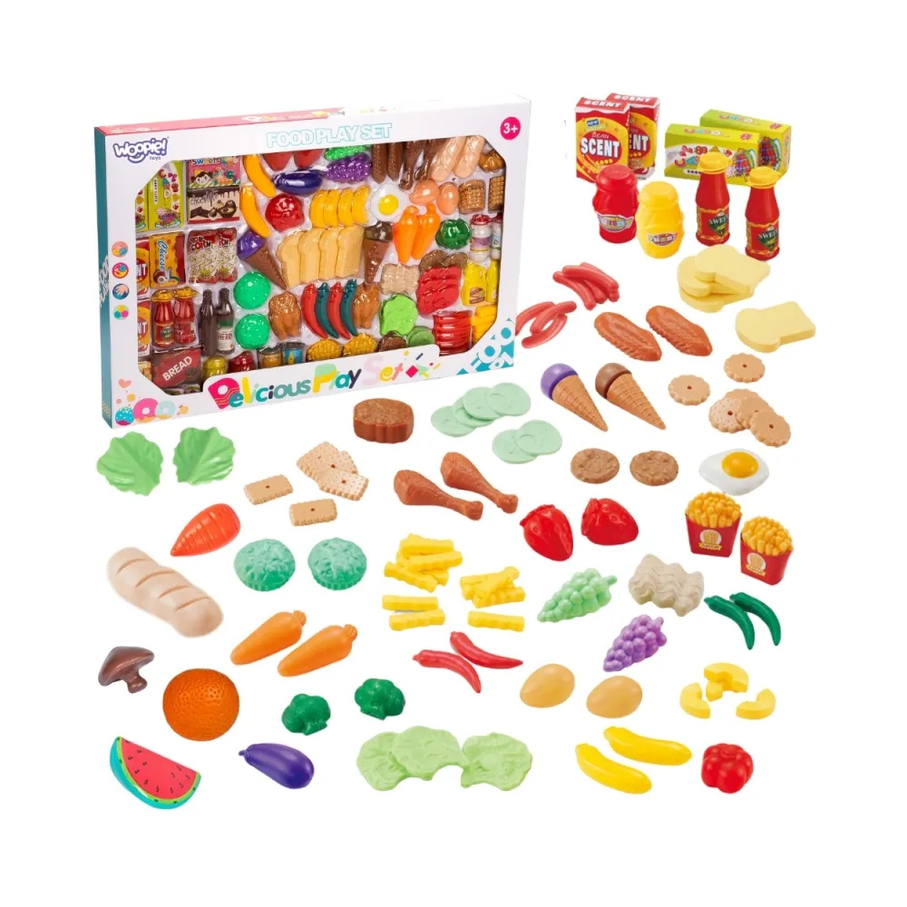 WOOPIE Zestaw do Kuchni Sklepu Warzywa Owoce 120el.