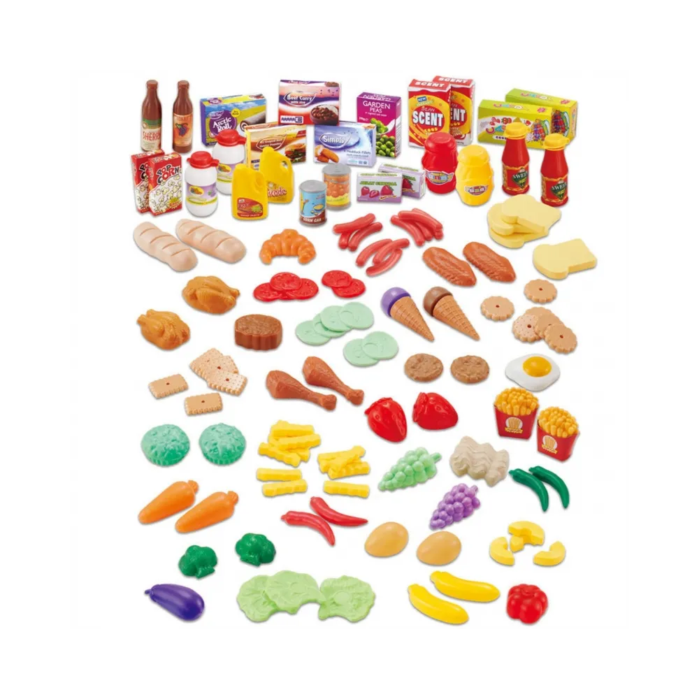 WOOPIE Zestaw do Kuchni Sklepu Warzywa Owoce 120el.