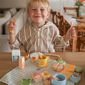 TOOKY TOY Zestaw Piknikowy Owoce do Krojenia Zestaw Śniadaniowy