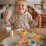 TOOKY TOY Zestaw Piknikowy Owoce do Krojenia Zestaw Śniadaniow