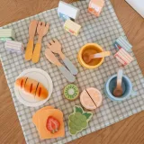 TOOKY TOY Zestaw Piknikowy Owoce do Krojenia Zestaw Śniadaniow