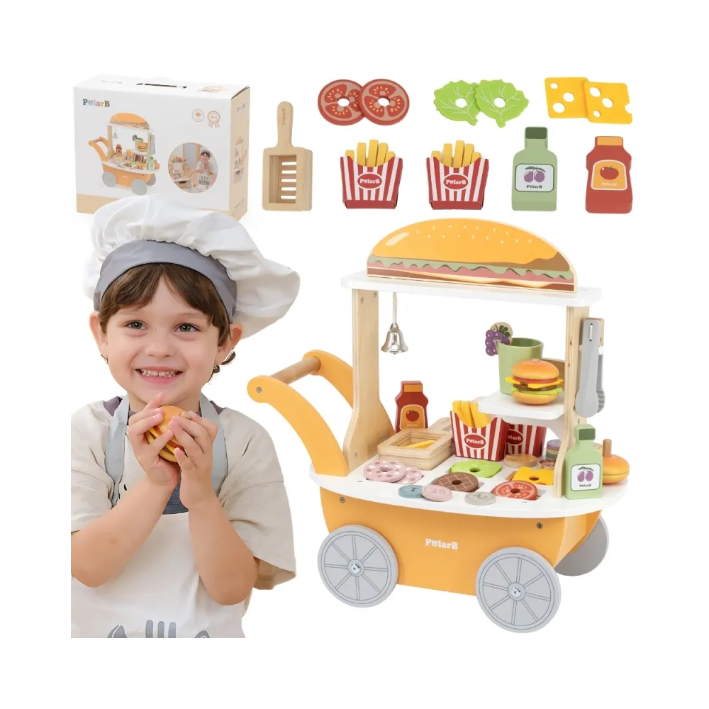 VIGA Minisklep z Hamburgerami – Kreatywna Zabawa w Odgrywanie Ról