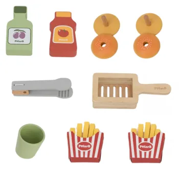 VIGA Minisklep z Hamburgerami – Kreatywna Zabawa w Odgrywanie Ról