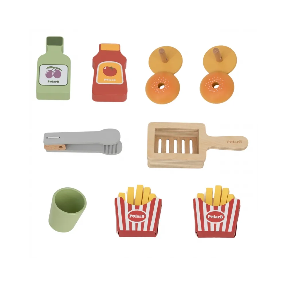 VIGA Minisklep z Hamburgerami – Kreatywna Zabawa w Odgrywanie Ról