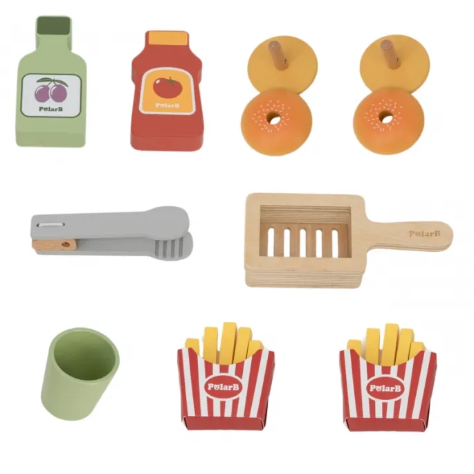 Akcesoria do przygotowania burgerów i frytek