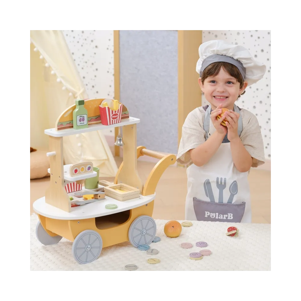 VIGA Minisklep z Hamburgerami – Kreatywna Zabawa w Odgrywanie Ról