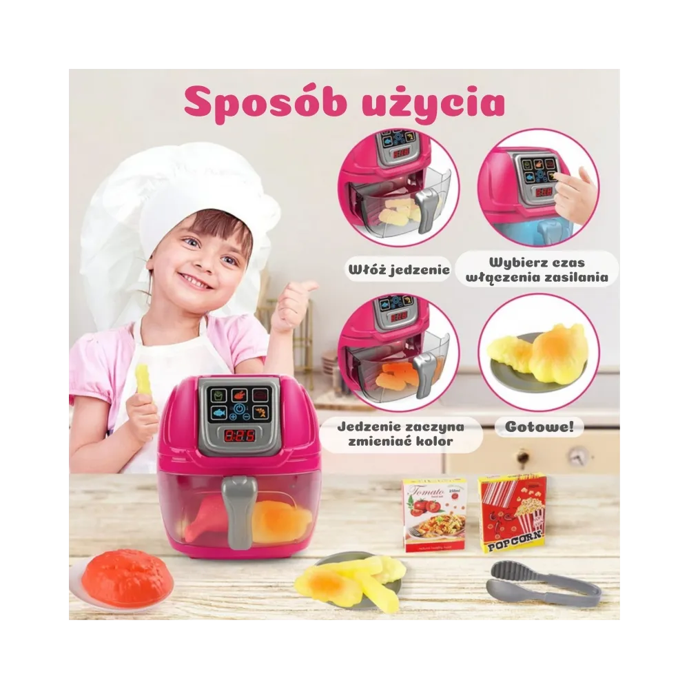 WOOPIE Air Fryer Interaktywna Frytkownica dla Małych Kucharzy