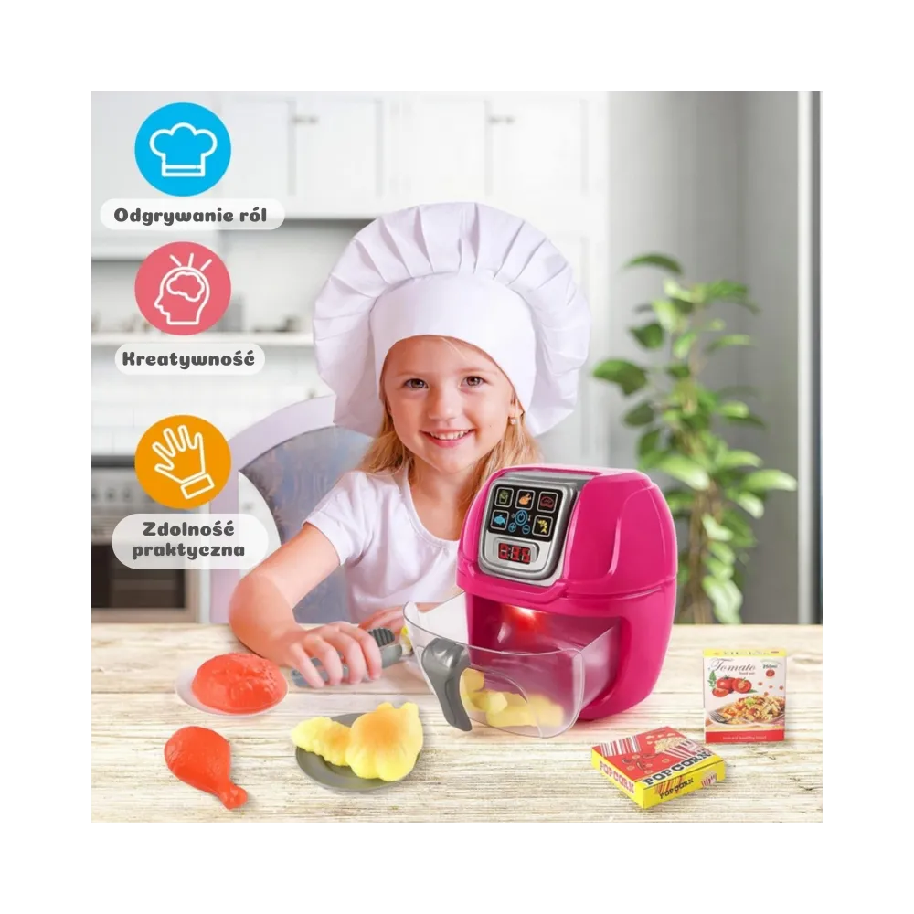 WOOPIE Air Fryer Interaktywna Frytkownica dla Małych Kucharzy