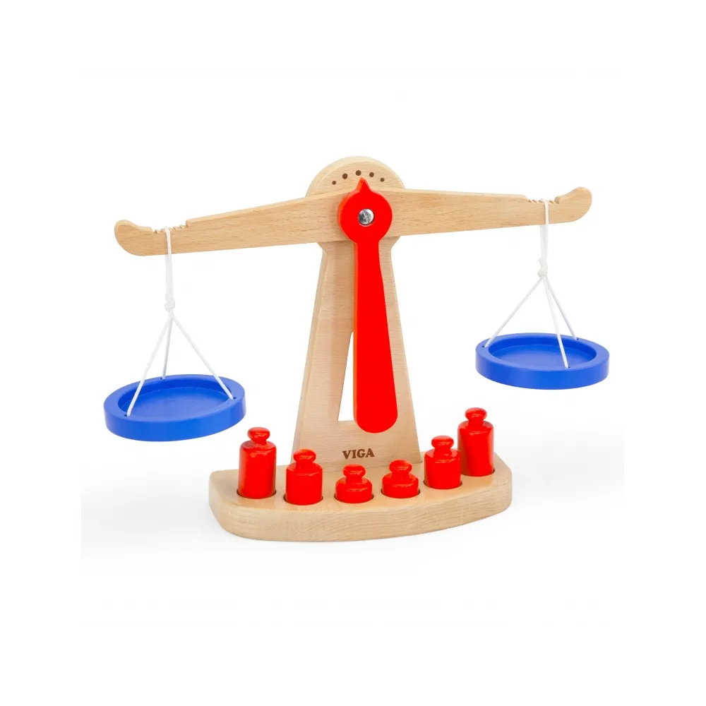 VIGA Drewniana Waga Sklepowa Równoważna Certyfikat FSC