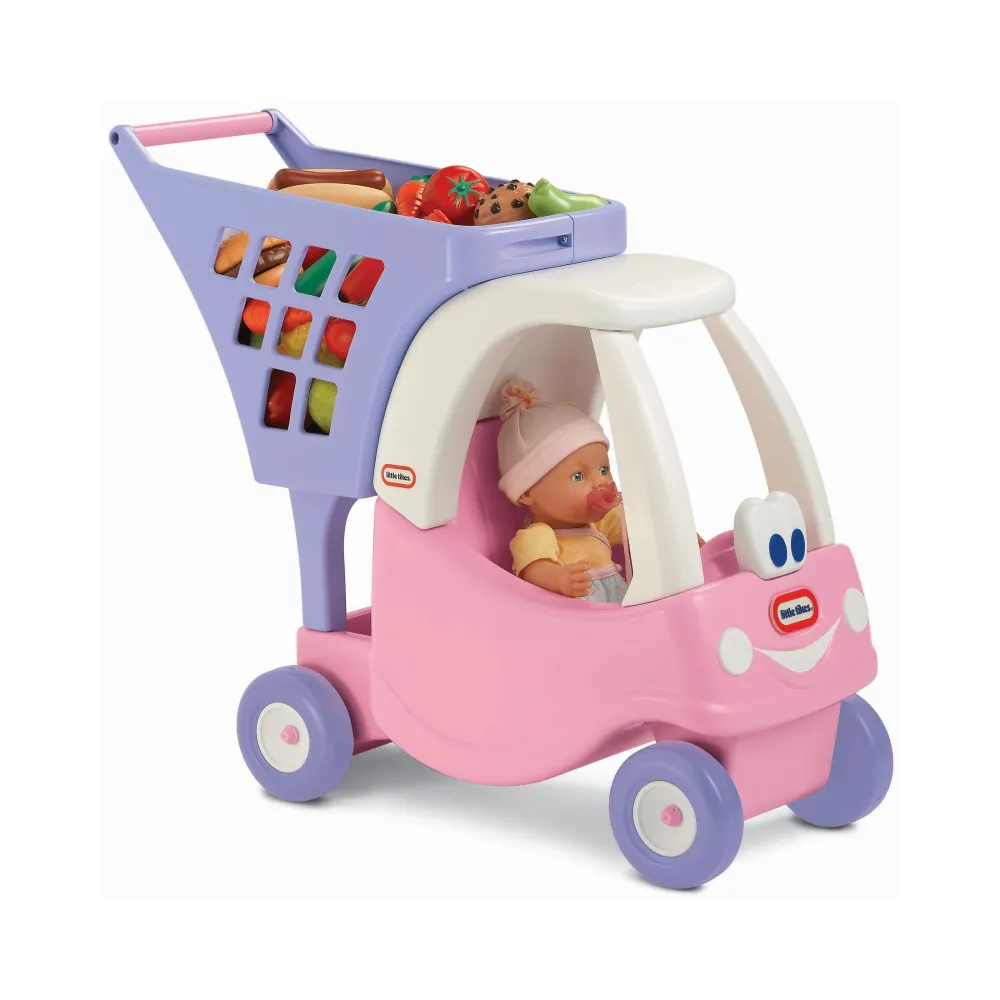 Wózek na zakupy dla dzieci Cozy Coupe Little Tikes różowy
