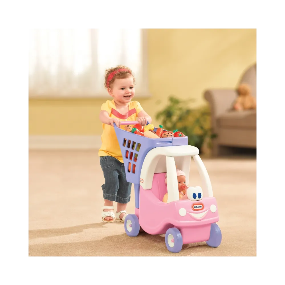 Wózek na zakupy dla dzieci Cozy Coupe Little Tikes różowy