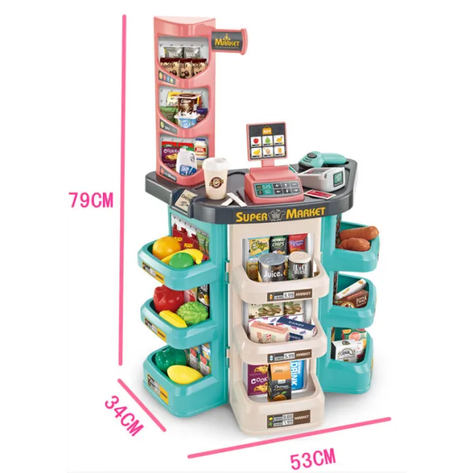 Realistyczne produkty spożywcze w zabawce