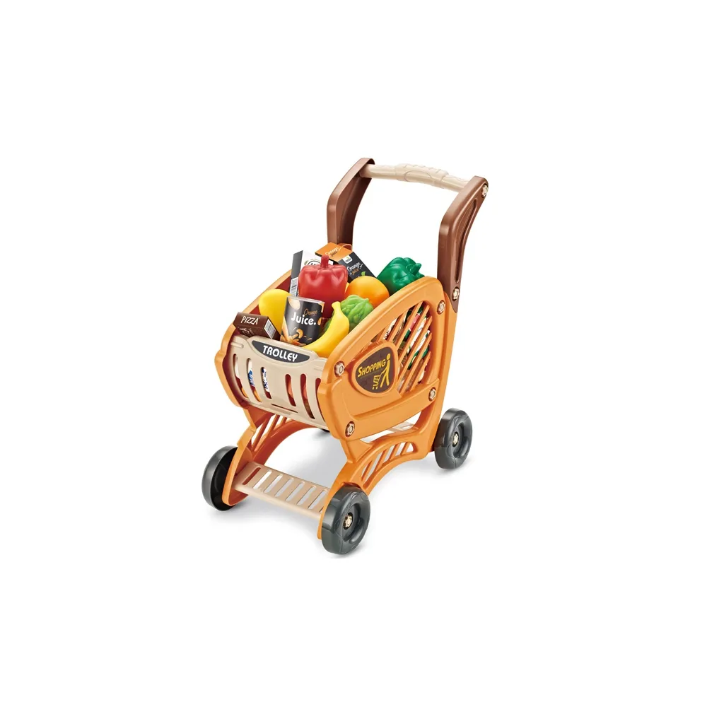 WOOPIE Wózek Sklepowy dla Dzieci Ruchome Elementy + 42 Akc.