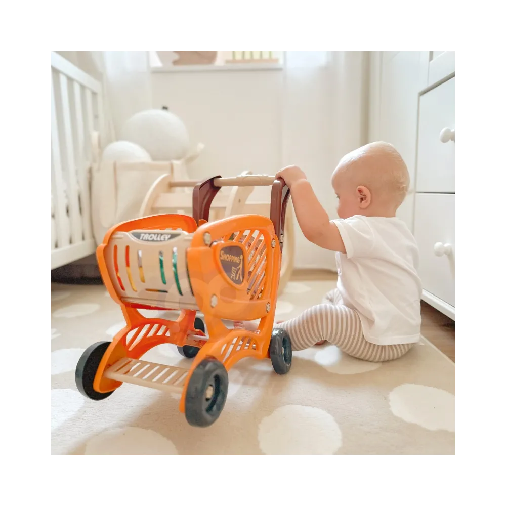 WOOPIE Wózek Sklepowy dla Dzieci Ruchome Elementy + 42 Akc.