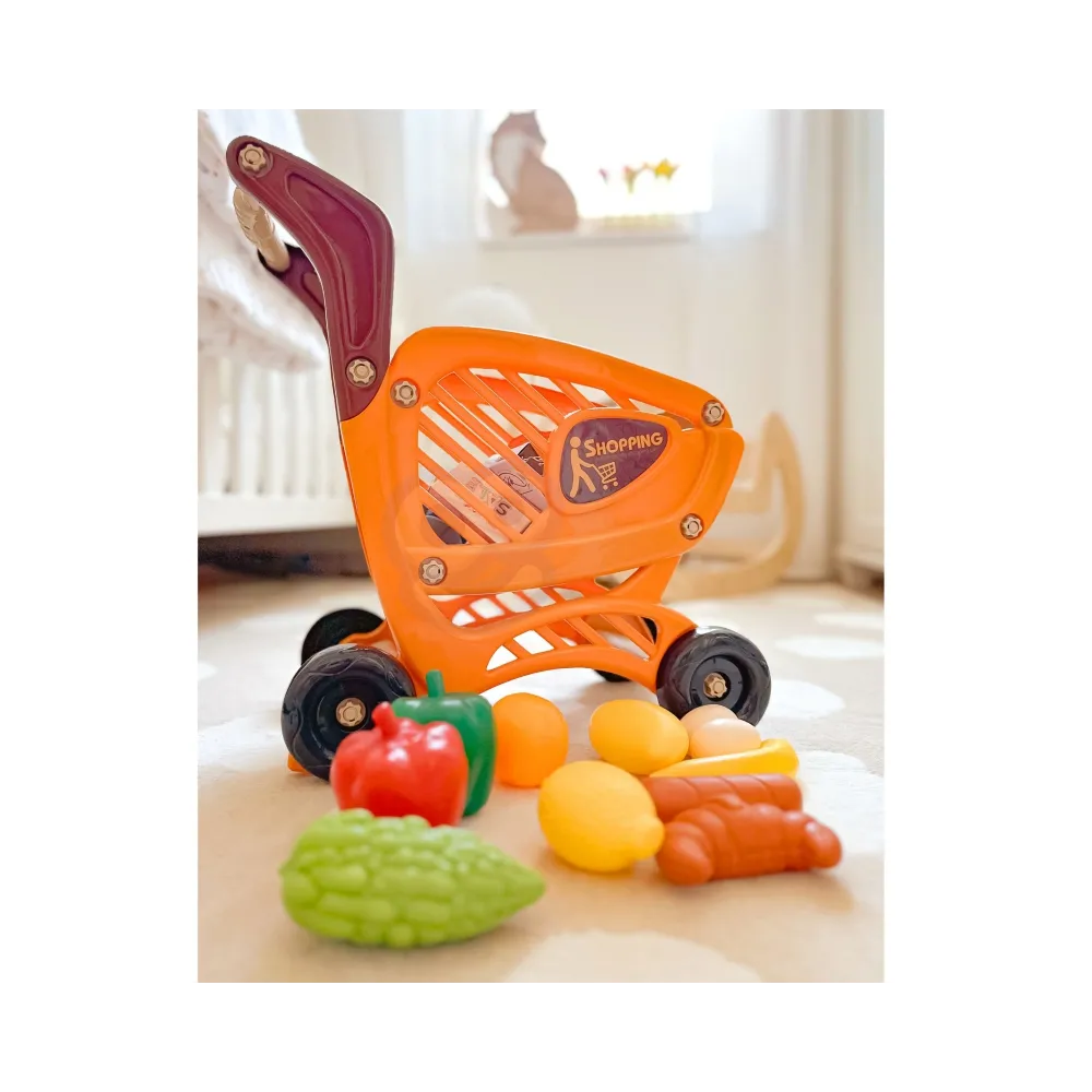 WOOPIE Wózek Sklepowy dla Dzieci Ruchome Elementy + 42 Akc.