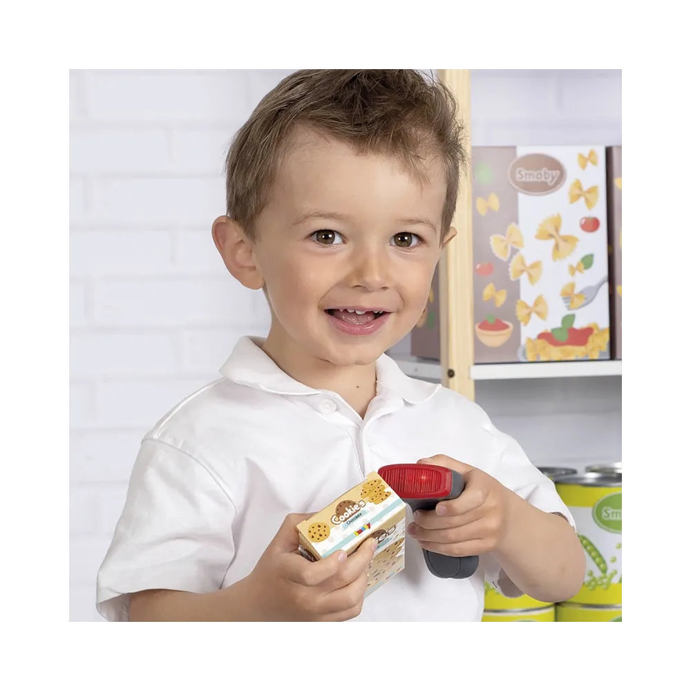 SMOBY Kasa Sklepowa Elektroniczna Ze Skanerem i Wagą