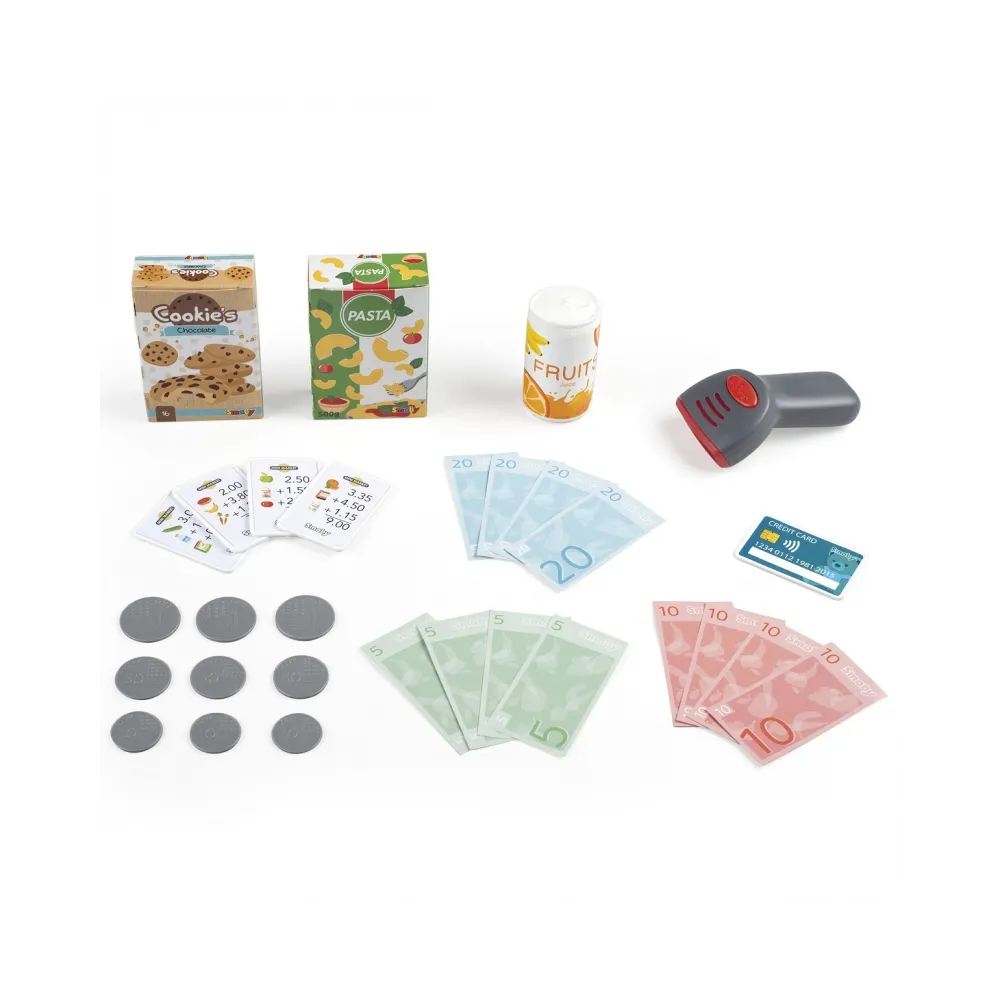 SMOBY Kasa Sklepowa Elektroniczna Ze Skanerem i Wagą