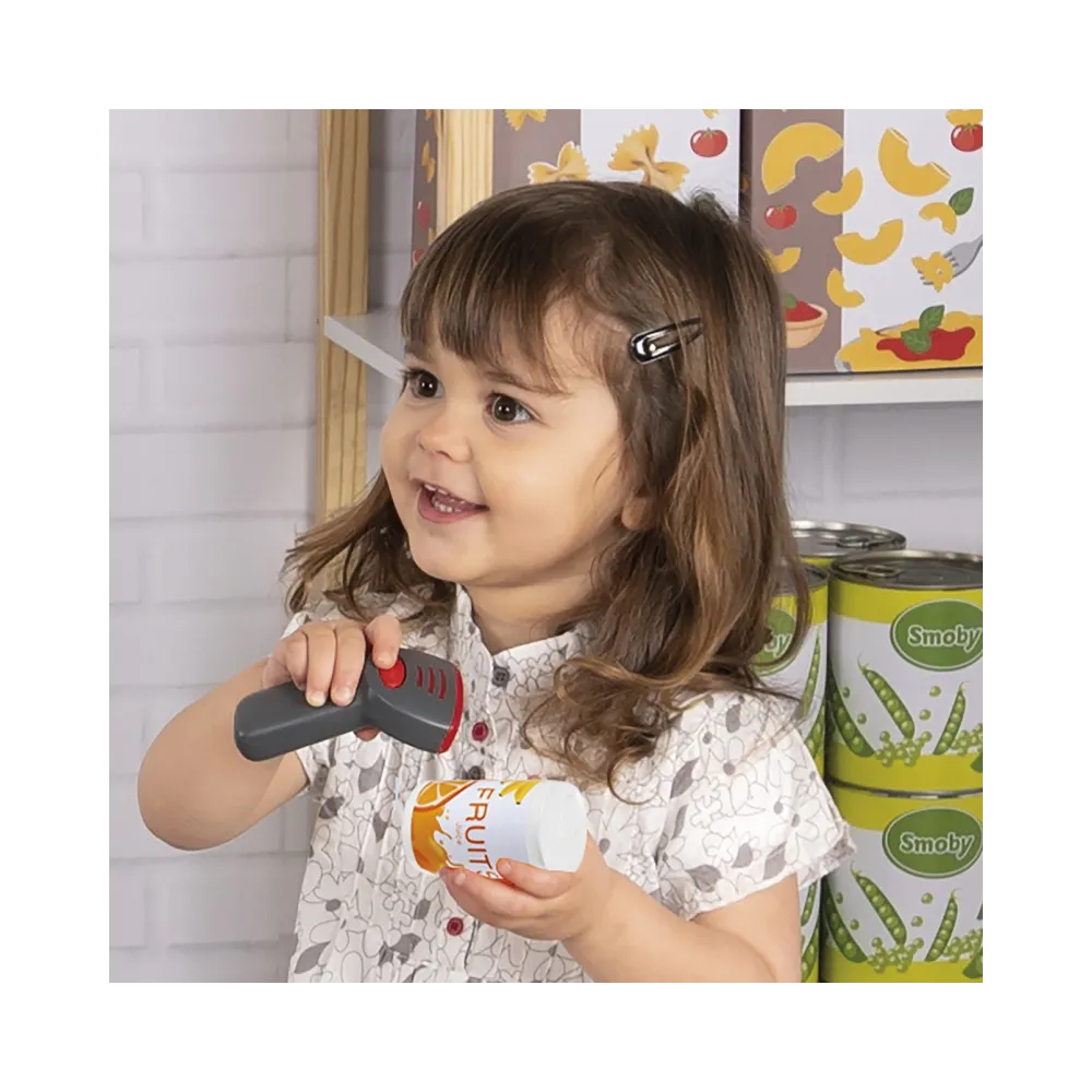 SMOBY Kasa Sklepowa Elektroniczna Ze Skanerem i Wagą