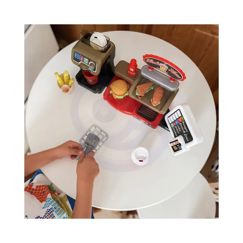 WOOPIE Fast Food XXL Sklep Restauracja Kasa + Dystrybutor Napojów