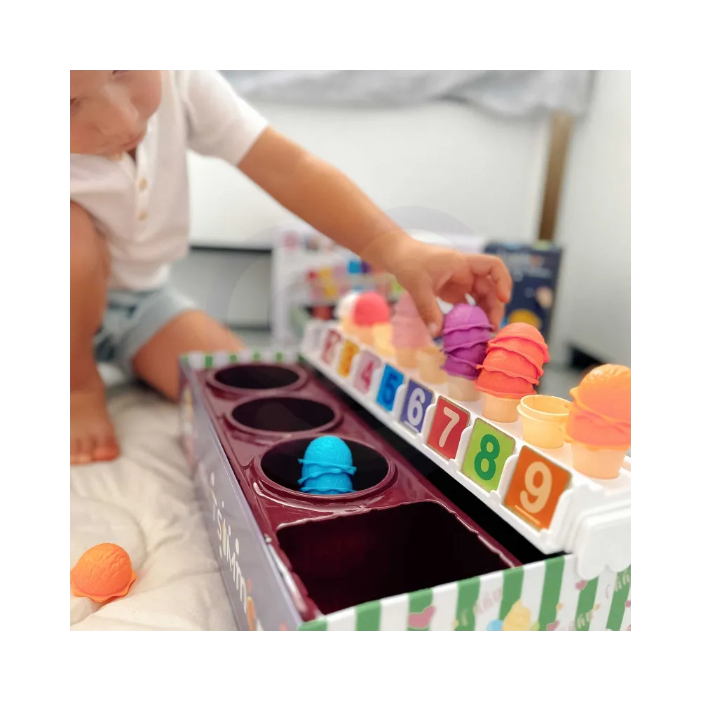 WOOPIE Edukacyjna Lodziarnia XXL Restauracja Sklep + Nauka Liczenia 87 el.