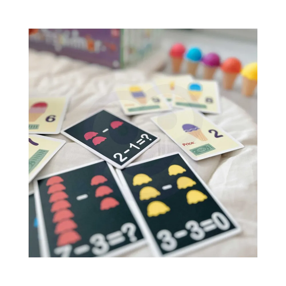 WOOPIE Edukacyjna Lodziarnia XXL Restauracja Sklep + Nauka Liczenia 87 el.