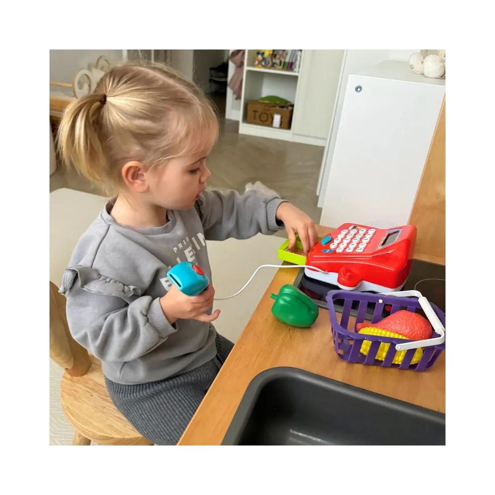 WOOPIE Kasa Sklepowa z Kalkulatorem i Akcesoriami