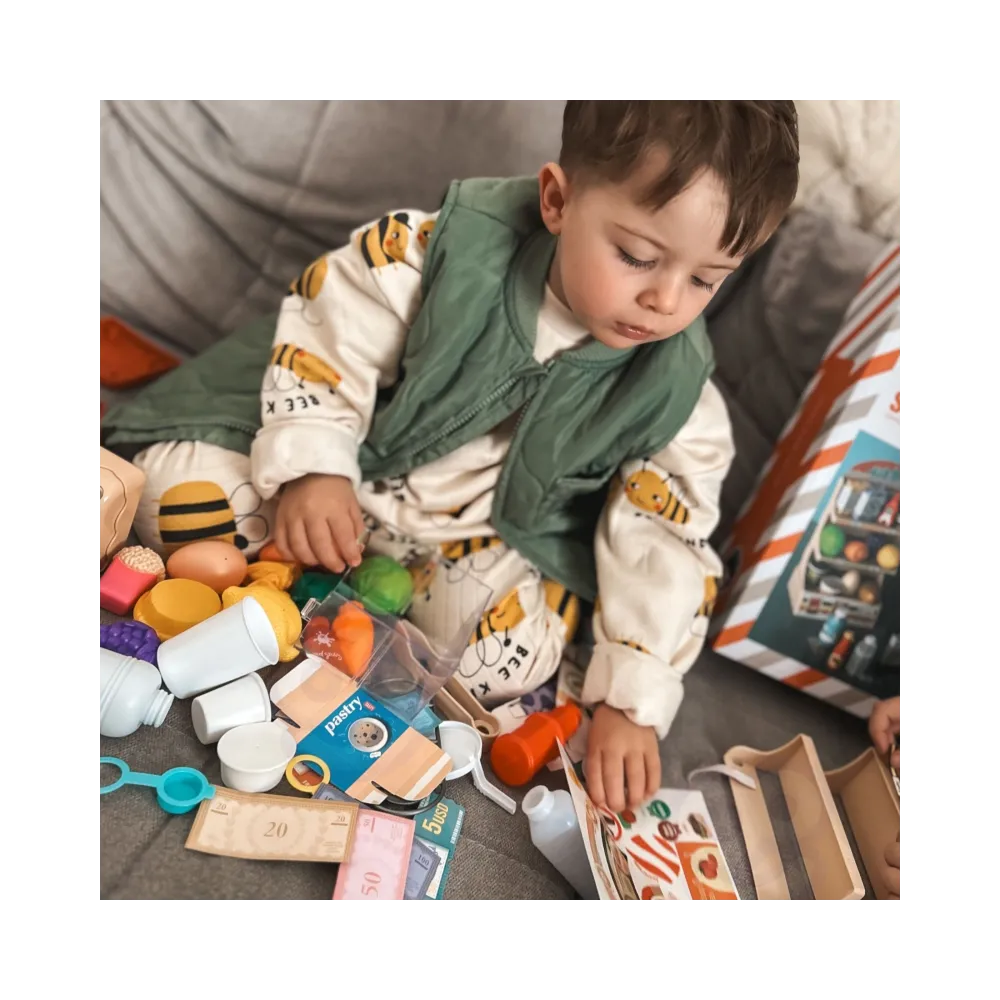 WOOPIE Sklep Supermarket Kasa Fiskalna 42 el.