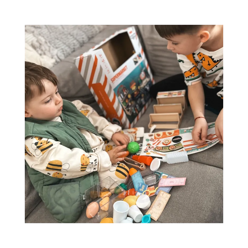 WOOPIE Sklep Supermarket Kasa Fiskalna 42 el.