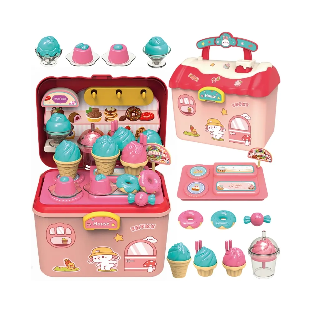 WOOPIE Lodziarnia 2w1 Walizka 16 el.