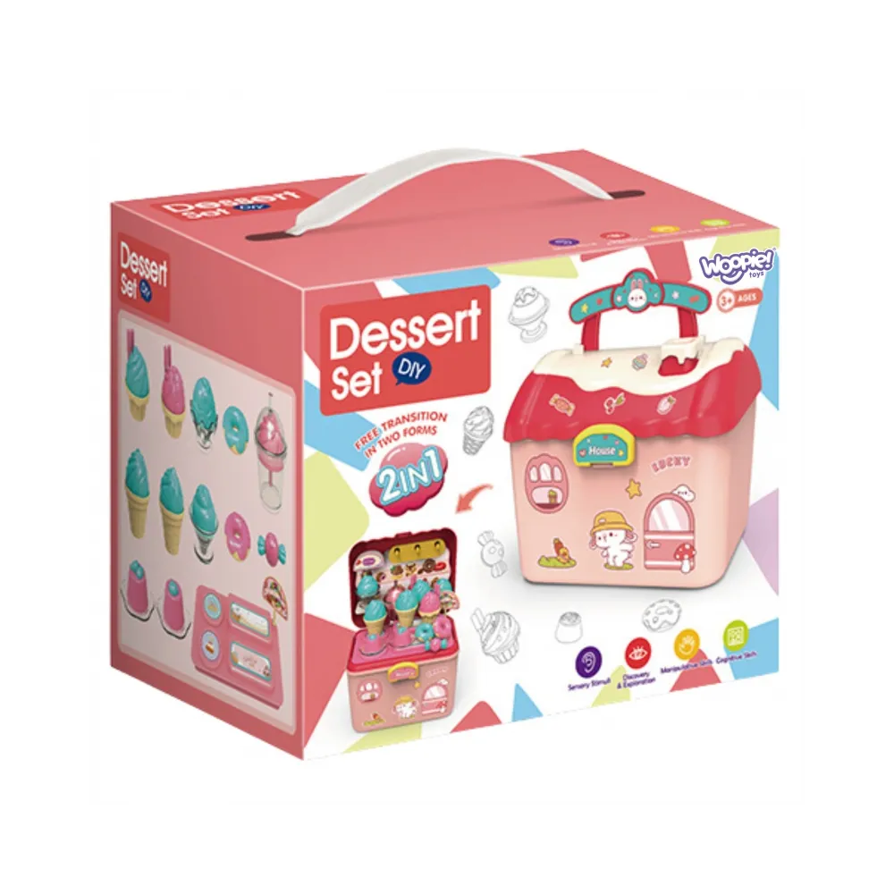 WOOPIE Lodziarnia 2w1 Walizka 16 el.