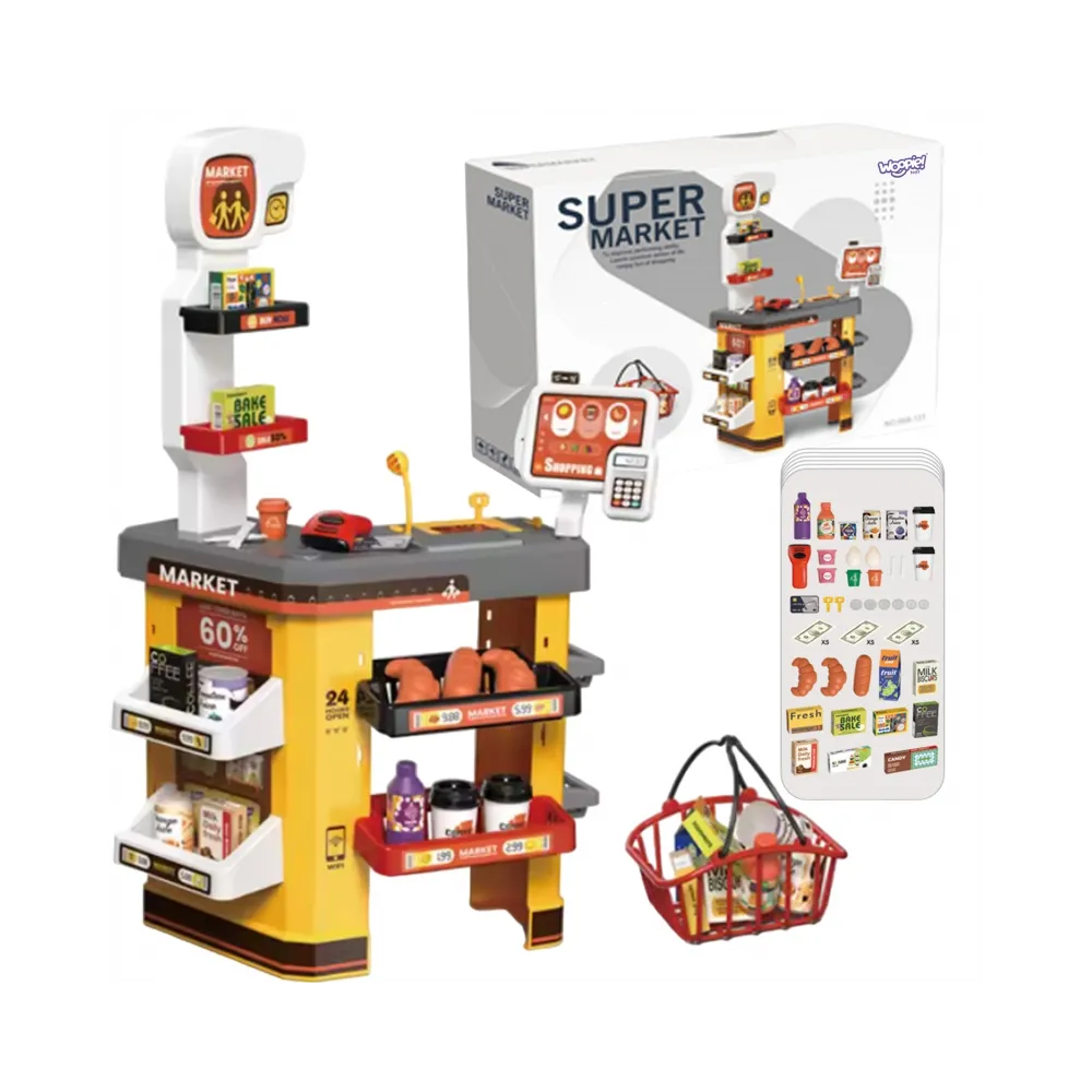 WOOPIE Interaktywny Super Market dla Dzieci Akcesoria