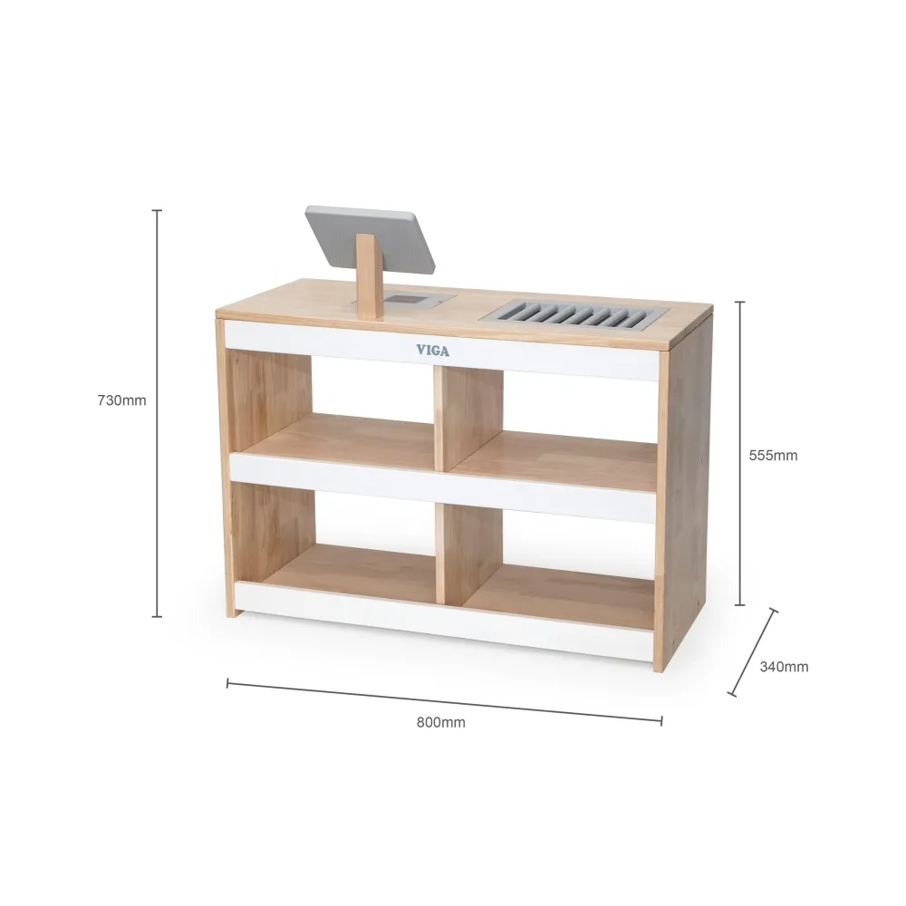 VIGA Drewniana Kasa Sklepowa