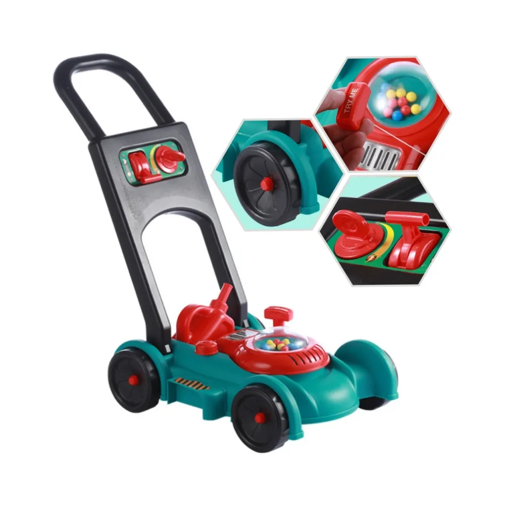 WOOPIE Kosiarka dla Dzieci Dźwięk + Zestaw Kask Kanister