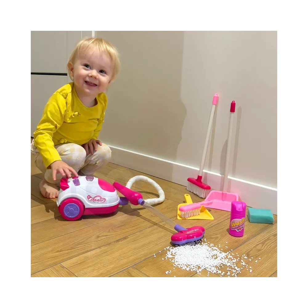 WOOPIE Zestaw Sprzątający Odkurzacz Funkcja Ssania + 6 Akc.