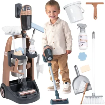 SMOBY Rowenta Wózek do Sprzątania z Odkurzaczem