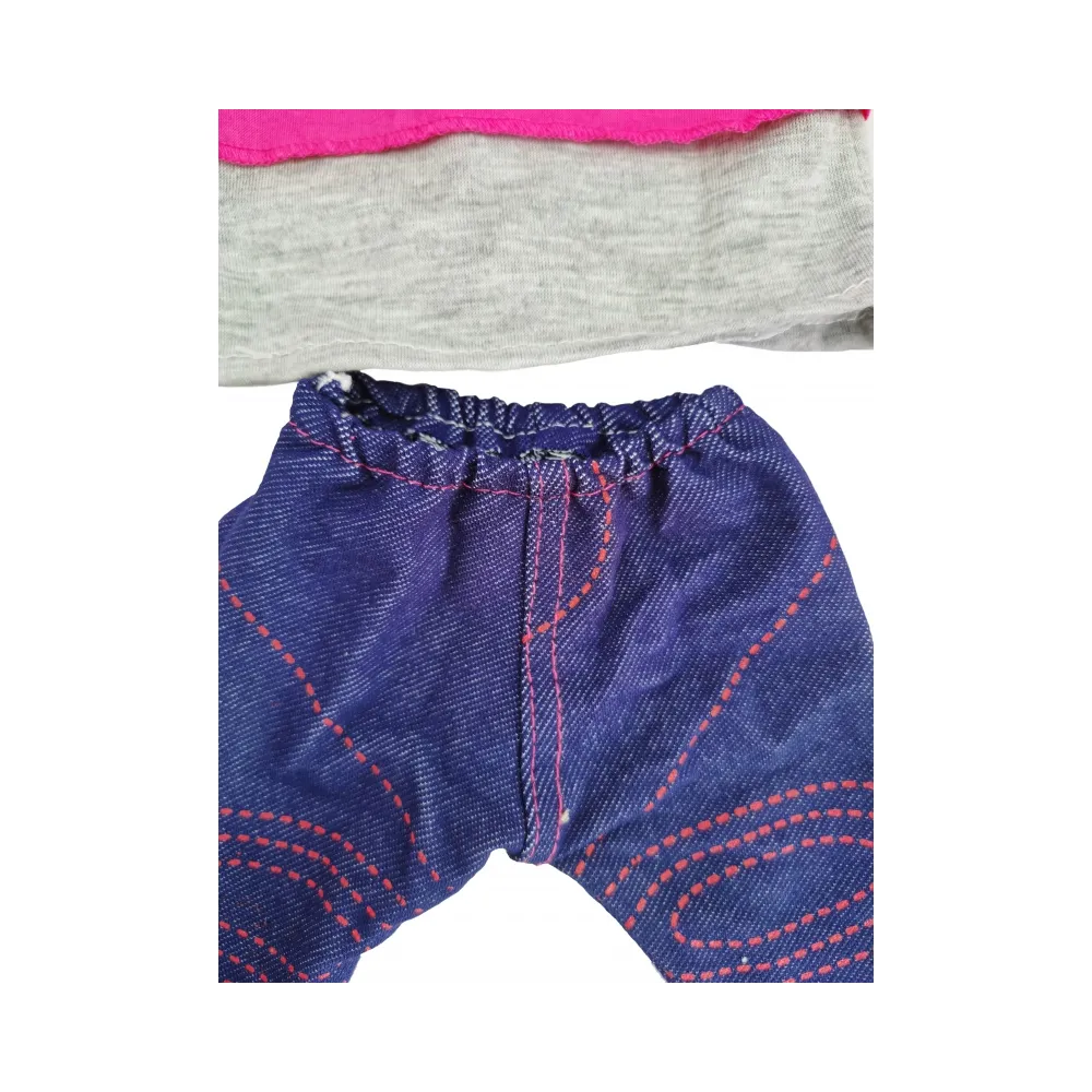 WOOPIE Modne Ubranko dla Lalki LOVE Okulary Buciki 43-46 cm